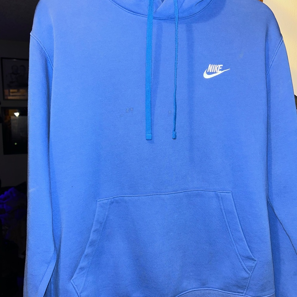 Nike Men's Vibrant Blue Pullover Hoodie